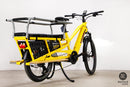 Vue de dos du Vélo électrique Yuba Spicy Curry Jaune