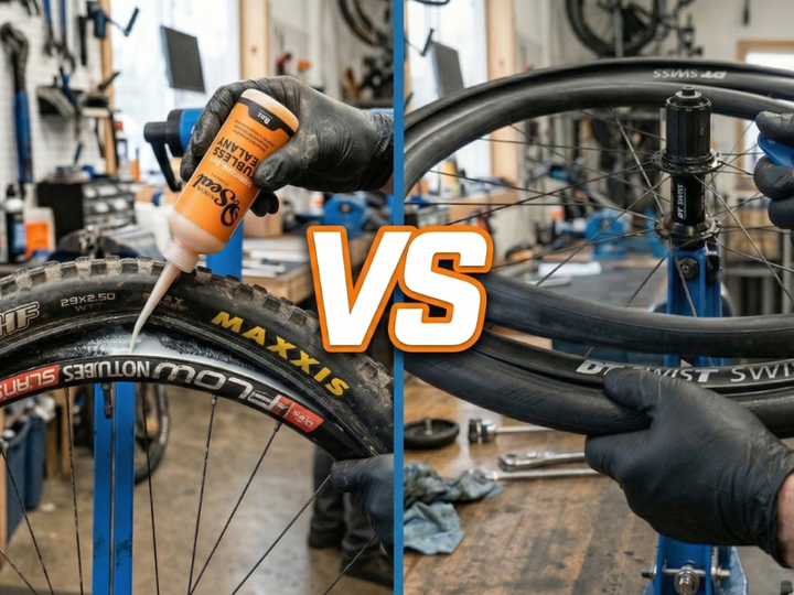 Pneus tubeless ou chambre à air : avantages et inconvénients pour les e-bikes