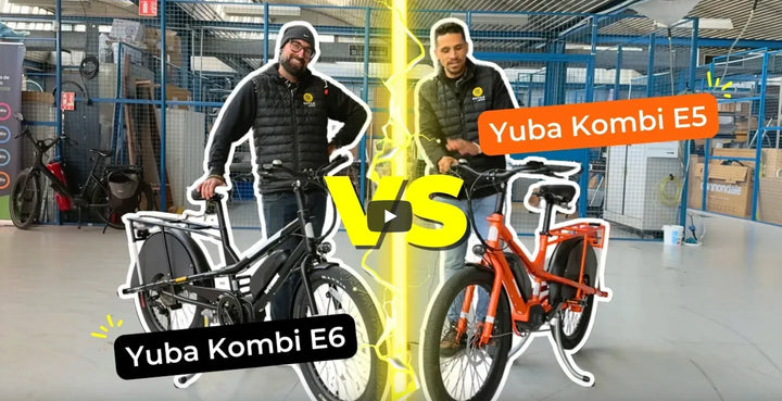Yuba Kombi E5 vs E6 : Quel vélo cargo électrique choisir ?
