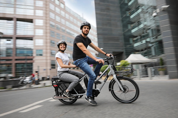 Mise en route d'un vélo électrique longtail Douze