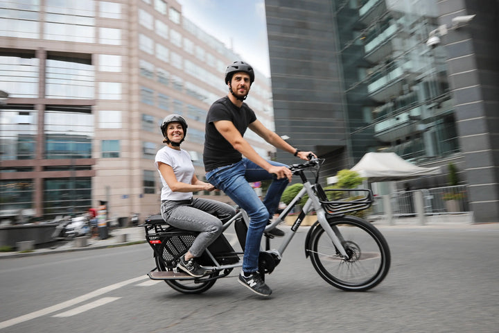 Mise en route d'un vélo électrique longtail Douze