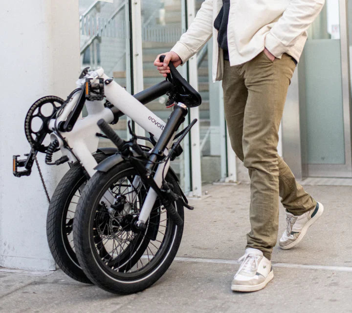 Mise en marche d'un vélo électrique Eovolt Uto