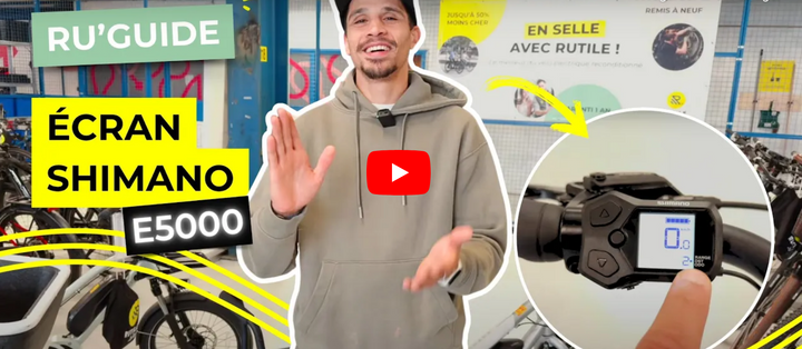 Mode d'emploi de l'écran Shimano E5000