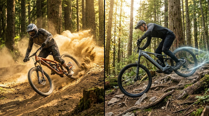 VTT électrique léger vs VTT musculaire : Le match des sensations !