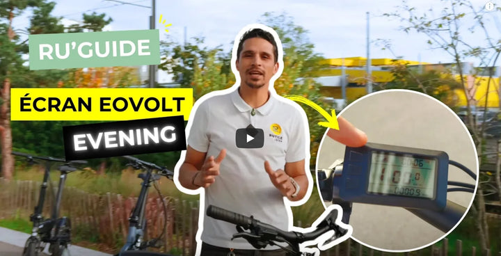 Guide complet : utiliser l'écran du vélo électrique Eovolt Uto Evening