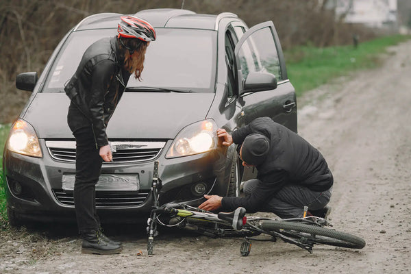 accident voiture avec un cycliste
