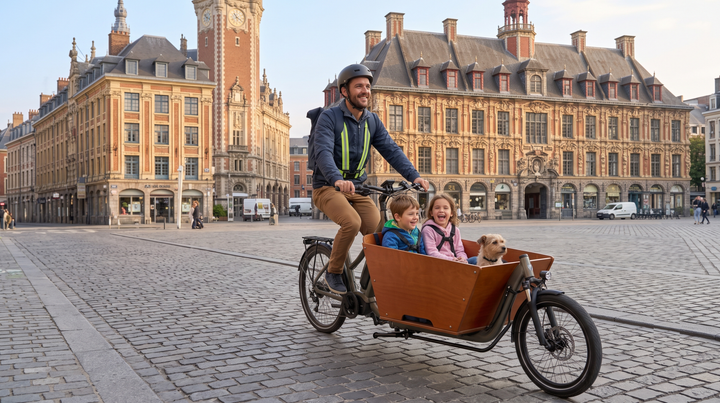 Quel vélo cargo biporteur choisir pour Lille ? Rutile vous guide
