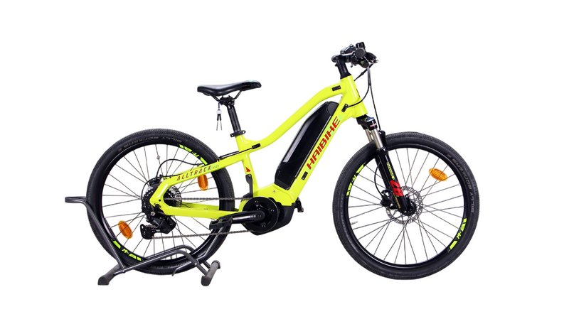 Haibike AllTrack Kids 9-G Altus LIME/CRYSTAL RED