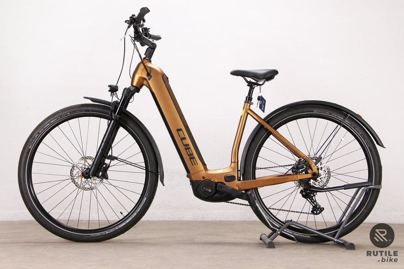 Vélo électrique Cube Nuride Hybrid EXC 750 Vélo électrique ville - Rutile