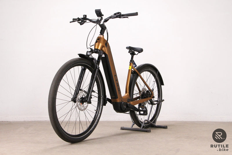 Vélo électrique Cube Nuride Hybrid EXC 750 Vélo électrique ville - Rutile