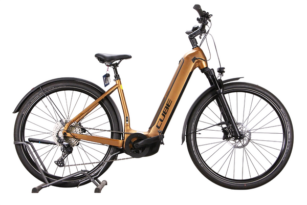 Vélo électrique Cube Nuride Hybrid EXC 750 Vélo électrique ville - Rutile