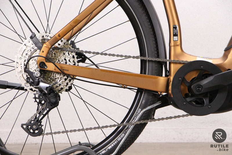 Vélo électrique Cube Nuride Hybrid EXC 750 Vélo électrique ville - Rutile