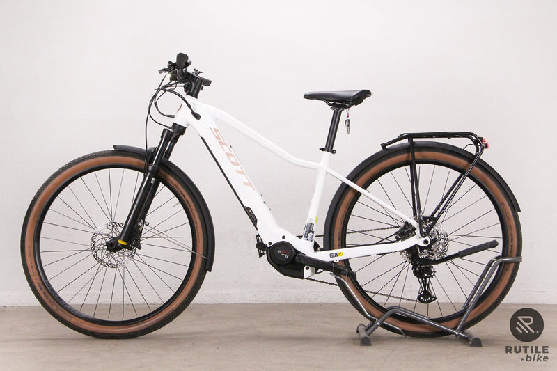 Vélo électrique Scott Axis eRIDE 10 Trapez Vélo électrique ville - Rutile