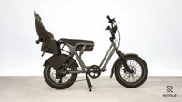 UTO OG200 Gris Graphite  + Pare Jupe + Siège Enfant + Porte-Bagages