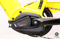 Moteur du Vélo cargo longtail électrique Yuba Spicy Curry Jaune Bosch