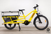 Vélo cargo longtail électrique Yuba Spicy Curry Jaune 