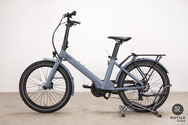 Vélo électrique Eovolt Evening Origins Bleu océan Vélo électrique pliant - Rutile