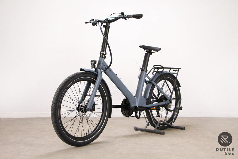 Vélo électrique Eovolt Evening Origins Bleu océan Vélo électrique pliant - Rutile