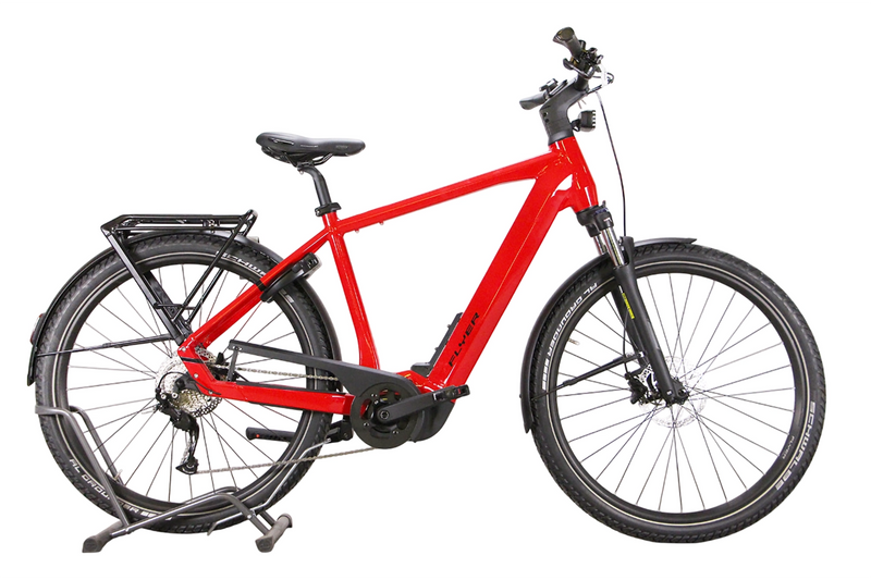 Vélo électrique Flyer G1 Upstreet 5.10 Gents Rouge M Vélo électrique vtc - Rutile