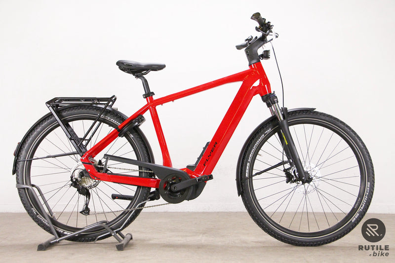 Vélo électrique Flyer G1 Upstreet 5.10 Gents Rouge M Vélo électrique vtc - Rutile