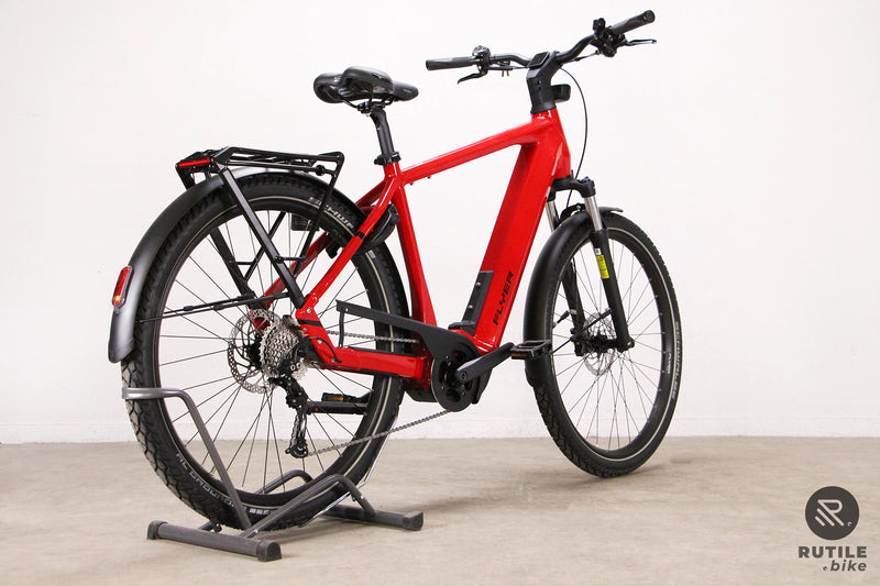 Vélo électrique Flyer G1 Upstreet 5.10 Gents Rouge M Vélo électrique vtc - Rutile