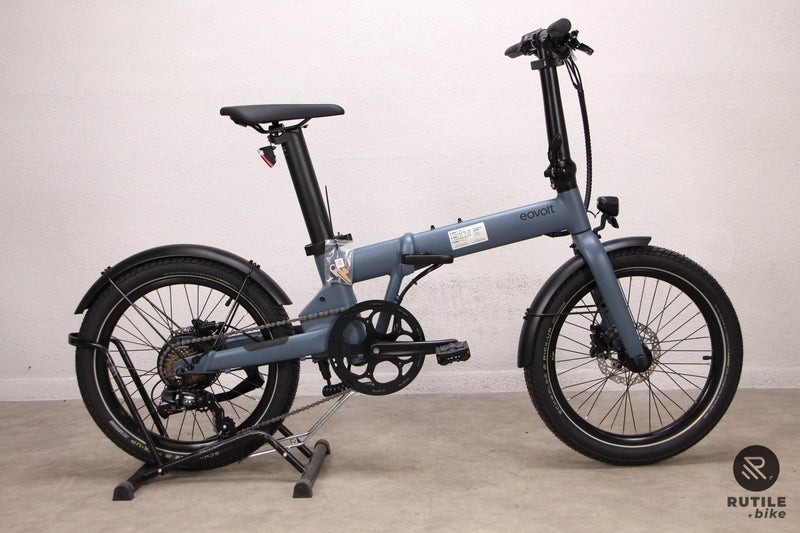 Velo Pliant electrique Eovolt Afternoon bleu ocean occasion Paris