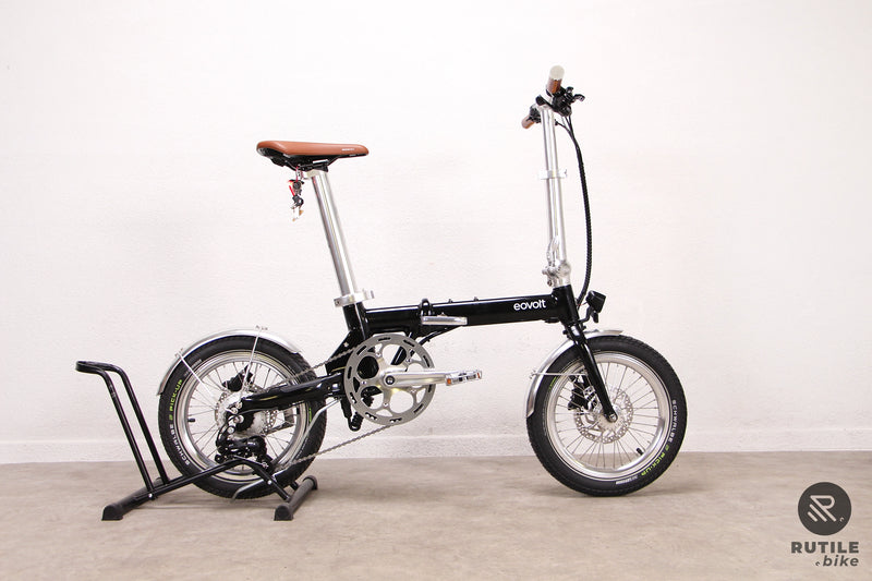 Vélo électrique Eovolt Morning Origins V3 Noir Satin Vélo électrique pliant - Rutile