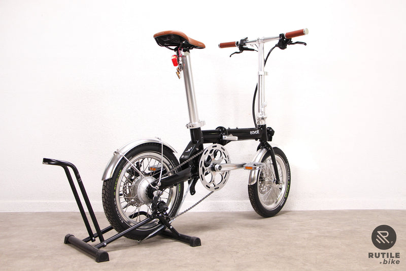 Vélo électrique Eovolt Morning Origins V3 Noir Satin Vélo électrique pliant - Rutile