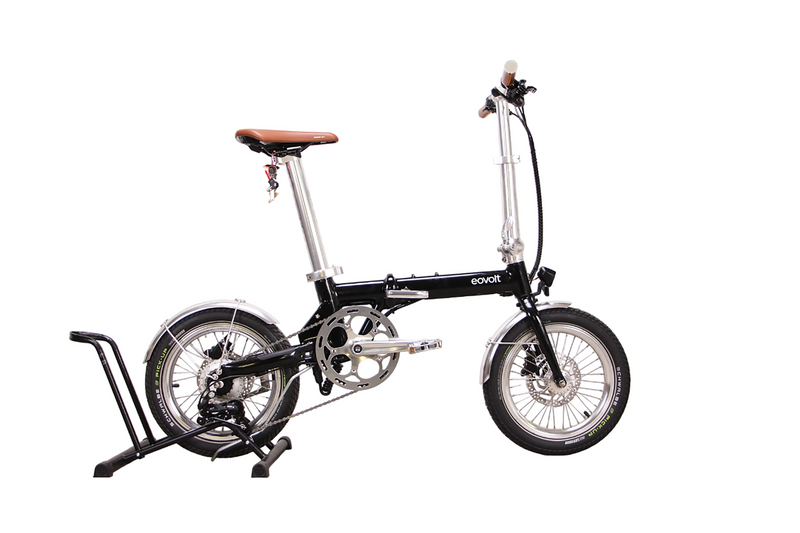 Vélo électrique Eovolt Morning Origins V3 Noir Satin Vélo électrique pliant - Rutile