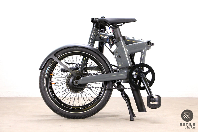 Vélo électrique Eovolt Afternoon Pro gris anthracite Vélo électrique pliant - Rutile