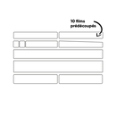 Vélo électrique Film de Protection de cadre de célo - Clear Protect - Finition Mat - pack XL Accessoires vélo - Rutile