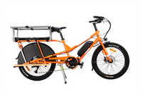 Vélo électrique Vélo cargo - Yuba Kombi E5 Family Edition - orange Vélo électrique cargo - Rutile