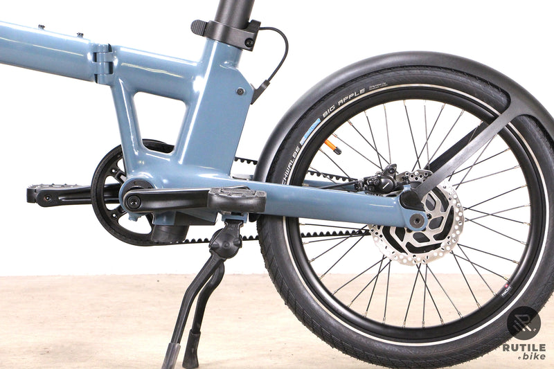 Vélo électrique Eovolt Uto Afternoon Pro Bleu Minéral Vélo électrique pliant - Rutile