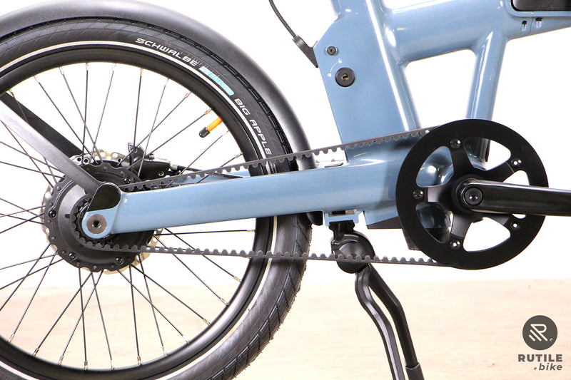 Vélo électrique Eovolt Uto Afternoon Pro Bleu Minéral Vélo électrique pliant - Rutile