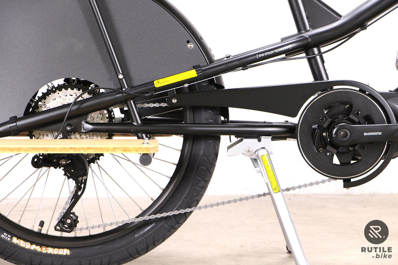 Vélo électrique Yuba Kombi E6 Family Edition Vélo électrique cargo - Rutile
