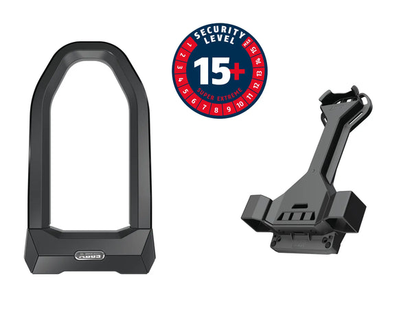 Antivol en U ABUS - Granit™ Super Extreme 2500/165HB230 + support USH2500