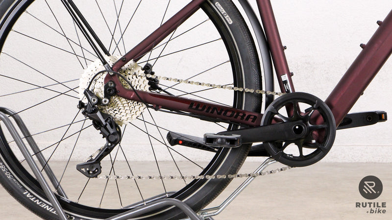 Winora eFlitzer bordeaux