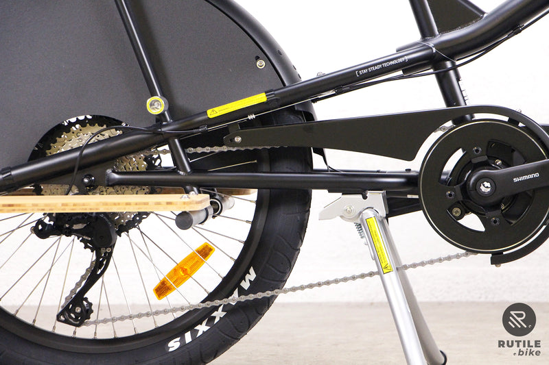 Vélo électrique Yuba Kombi E6 Family Edition Vélo électrique cargo - Rutile