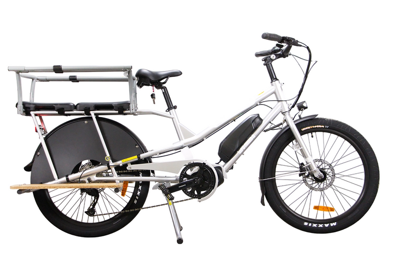 Vélo électrique Yuba Kombi E5 Family Edition - gris Vélo électrique cargo - Rutile