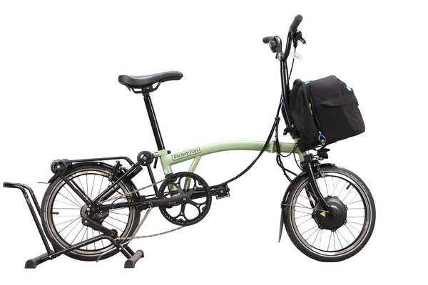 Vélo électrique Brompton C Line M4 Vélo électrique pliant - Rutile