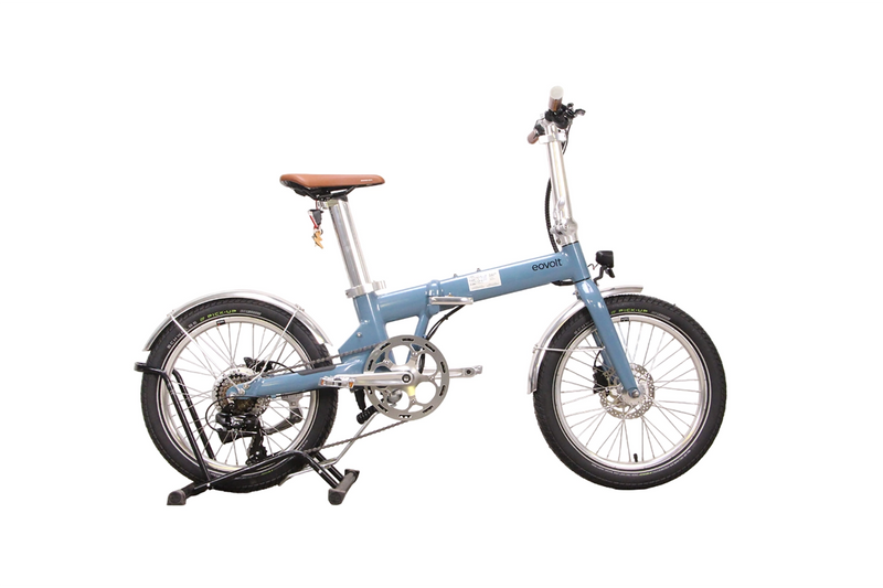 Vélo électrique Eovolt Afternoon Origins V3 Bleu Satin Vélo électrique pliant - Rutile