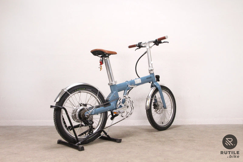 Vélo électrique Eovolt Afternoon Origins V3 Bleu Satin Vélo électrique pliant - Rutile
