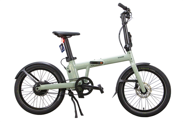 Vélo électrique Eovolt Afternoon Pro Vert Fumé Vélo électrique pliant - Rutile