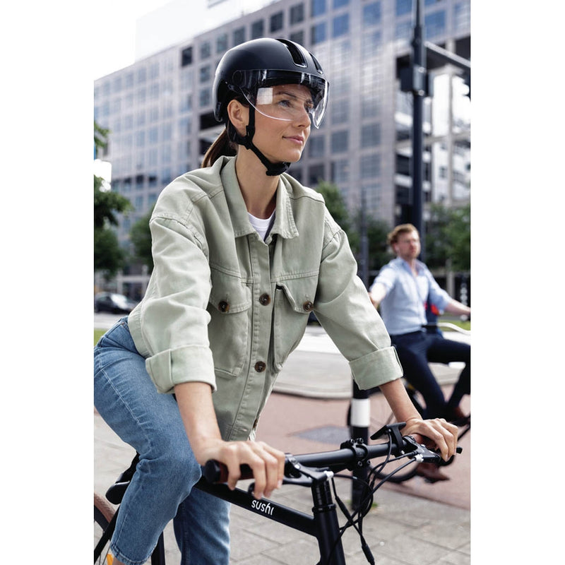 Casque ABUS - HUD-Y ACE Velvet Black