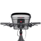 Vélo électrique Panier Av uni noir rétroréfléchissant - Klick Fix Accessoires vélo - Rutile