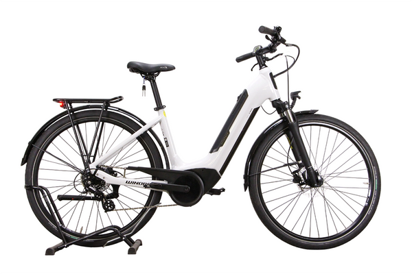 Vélo électrique Winora Tria 7 Eco Wave Vélo électrique ville - Rutile